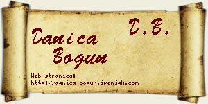Danica Bogun vizit kartica